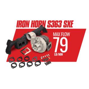 BD Diesel - Iron Horn 5.9L Cummins Turbo Kit S363SXE/80 0.91AR Dodge 2003-2007 RAM 2500/3500 BD Diesel - Image 3