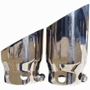 Exhaust - Exhaust Tips - MBRP Exhaust - MBRP 2008-2011 Powerstroke 6.4L 304 Stainless Steel Exhaust Tips T5111