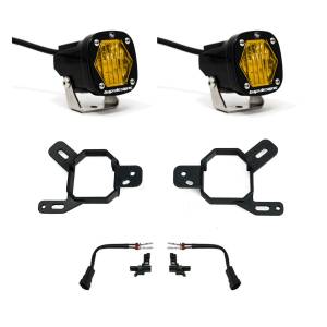 Baja Designs - Baja Designs S1 Fog Pocket Light Kit 2024-2025 Canyon, Yukon 24-25 Silverado/Sierra 1500/2500/3500 AT4-X Baja Amber - Image 2