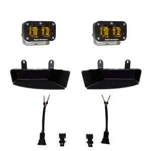 Baja Designs - Baja Designs RAM S2 SAE Fog Pocket Light Kit Amber RAM 19-Present 2500/3500 - Image 1