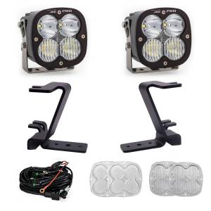 Baja Designs - Baja Designs XL Pro A-Pillar Kit 2023-On Ford F-250/350 Super Duty Driving/Combo Clear Toggle Wiring - Image 1