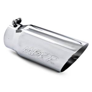 MBRP Exhaust - MBRP Exhaust Tail Pipe Tip 5 Inch O.D. Dual Wall Angled 4 Inch Inlet 12 Inch Length T304 Stainless Steel T5053 - Image 2