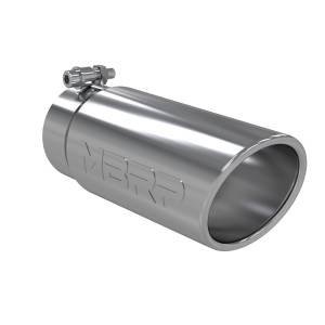 MBRP Exhaust - MBRP T304 Stainless Steel Tip, 4 Inch OD Angled Rolled End, 3.5 Inch Inlet, 10 Inch length T5112 - Image 2