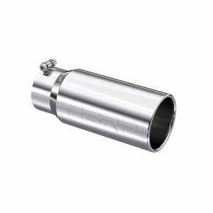 MBRP Exhaust - MBRP Exhaust Tail Pipe Tip 5 Inch O.D. Rolled Straight 4 Inch Inlet 12 Inch Length T304 Stainless Steel T5050 - Image 2