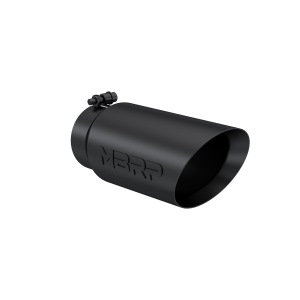 MBRP Exhaust - MBRP Exhaust Tip 5 Inch O.D. Dual Wall Angled 4 Inch Inlet 12 Inch Length-Black Finish T5053BLK - Image 2