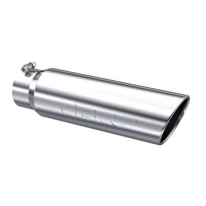MBRP Exhaust - MBRP Exhaust Tip, T304 5 Inch OD Angled Rolled End, 4 Inch Inlet 18 Inch length T5124 - Image 2
