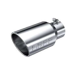 MBRP Exhaust - MBRP Exhaust Tail Pipe Tip 6 Inch O.D. Angled Rolled End 4 Inch Inlet 12 Inch Length T304 Stainless Steel T5073 - Image 2
