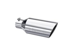 MBRP Exhaust - MBRP Exhaust Tail Pipe Tip 7 Inch O.D. Rolled End 4 Inch Inlet 18 Inch Length T304 Stainless Steel T5126 - Image 1