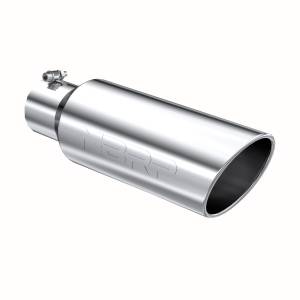 MBRP Exhaust - MBRP Exhaust Tip 6 Inch O.D. Rolled End 4 Inch Inlet 18 Inch Length T304 Stainless Steel T5130 - Image 2