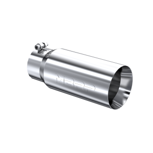 MBRP Exhaust - MBRP Exhaust Tail Pipe Tip 5 Inch O.D. Dual Wall Straight 4 Inch Inlet 12 Inch Length T304 Stainless Steel T5049 - Image 2