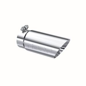 MBRP Exhaust - MBRP Exhaust Tip 4 Inch O.D. Dual Wall Angled 3 1/2 Inch Inlet 10 Inch Length T304 Stainless Steel T5110 - Image 1
