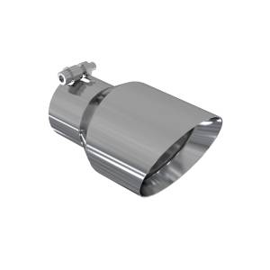 MBRP Exhaust - MBRP Exhaust Tip 4.5 Inch O.D. Dual Wall Angled 3 Inch Inlet 7.7 Inch Length T304 Stainless Steel T5151 - Image 2