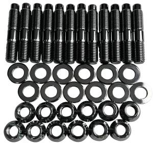 Gator Fasteners - Gator Fasteners Heavy Duty Exhaust Manifold Stud Kit, Dodge/Ram (1994-20) 5.9L & 6.7L Cummins Diesel, Chrome - Image 1
