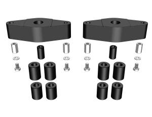 LOGiQ - LOGiQ DRW Hardware Kit for Air Spring Kit, 2017-2026 Ford F-350/F-450 Super Duty Dually 88-23XXX-DRW - Image 1