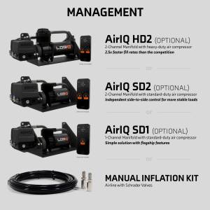 LOGiQ - LOGiQ Rear Air Spring Kit, 2018-2021 Ford F-150 3.0L Power Stroke 88-21150 - Image 5