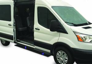 AMP Research - AMP Research 19-21 Mercedes Sprinter Van PowerStep - Black - Image 1