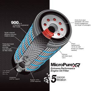 Pacific Performance Engineering - PPE 2001-2019 GM 6.6L Duramax MicroPure XR Engine Oil Filter (114000555) - Image 2