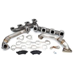 Pacific Performance Engineering - PPE High-Flow Exhaust Manifolds and Up-Pipes Kit for 2001-2004 GM 6.6L LB7 Duramax 116111000 - Image 1