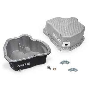 Pacific Performance Engineering - PPE Deep Cast Aluminum Engine Oil Pan, Black, for 2001-2010 GM 6.6L Duramax (17-Hole) 114052020 - Image 3