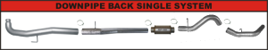 Flo-Pro Exhaust 2011-2013 GM Duramax LML Downpipe Back Race Exhaust Systems
