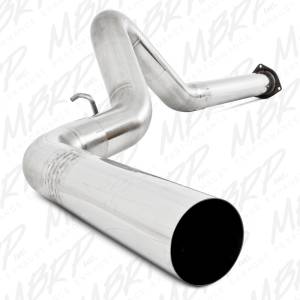 Exhaust - Exhaust Tips - MBRP Exhaust - MBRP 2007-2010 Duramax LMM DPF Back Exhaust Without Tip