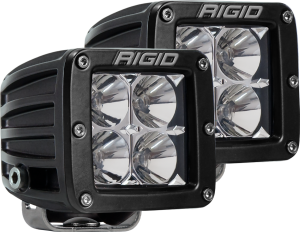 Rigid Industries - Rigid Industries D-Series Pro Flood Surface Mount Black Pair (202113) - Image 1