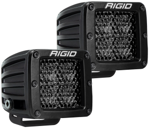 Rigid Industries - Rigid Industries D-Series Pro Spot Diffused Midnight Surface Mount Pair (202513BLK) - Image 1