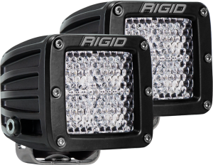 Rigid Industries - Rigid Industries D-Series Pro Flood Diffused Surface Mount Black Pair (202513) - Image 2